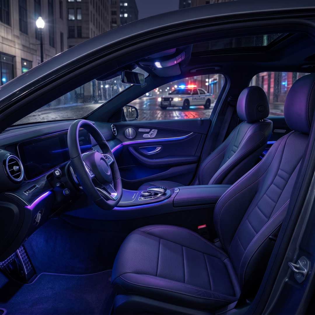 Is It Legal To Have LED Lights Inside My Car?