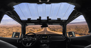 Clear Jeep Panoramic Top - Replace Freedom Panel with Clear top for Soft, GLass, Bikini Jeep top