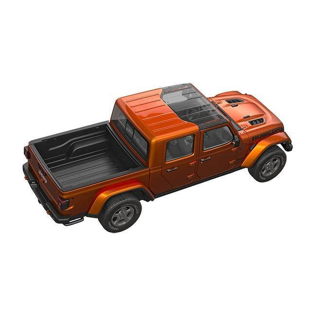 Panoramic Jeep Gladiator Clear hard top panels